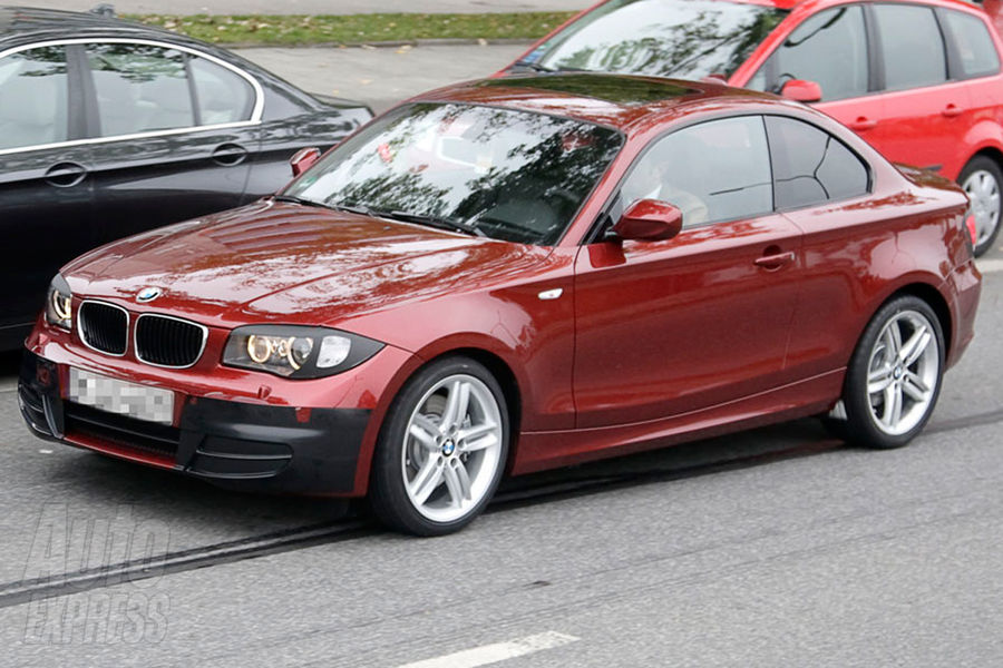 Nowe BMW serii 1 Coupe 2011 po face liftingu - zdjcie szpiegowskie