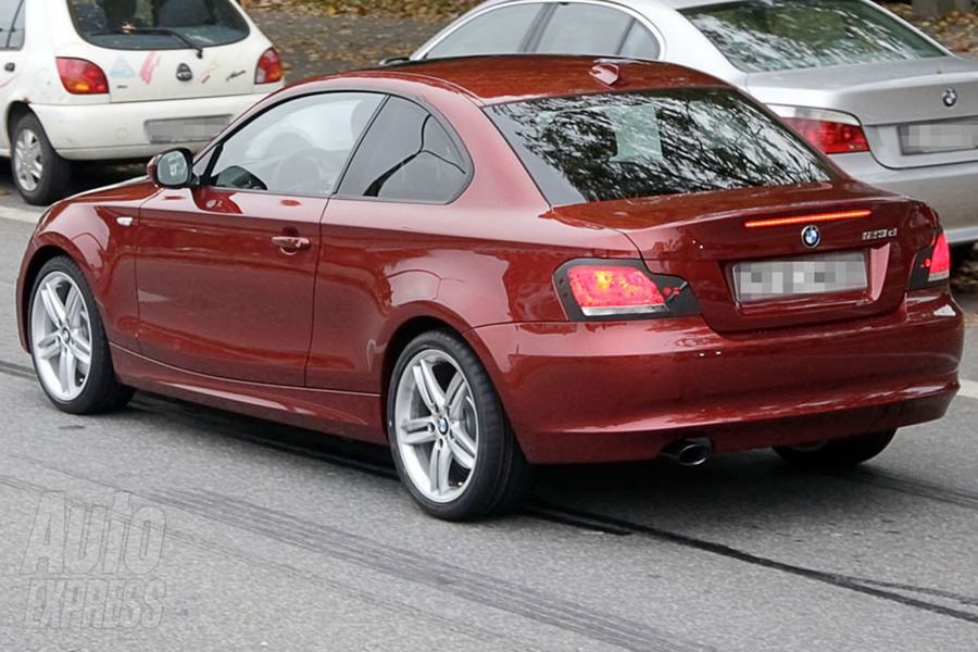Nowe BMW serii 1 Coupe 2011 po face liftingu - zdjcie szpiegowskie