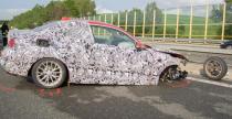 BMW serii 2 - wypadek na autostradzie