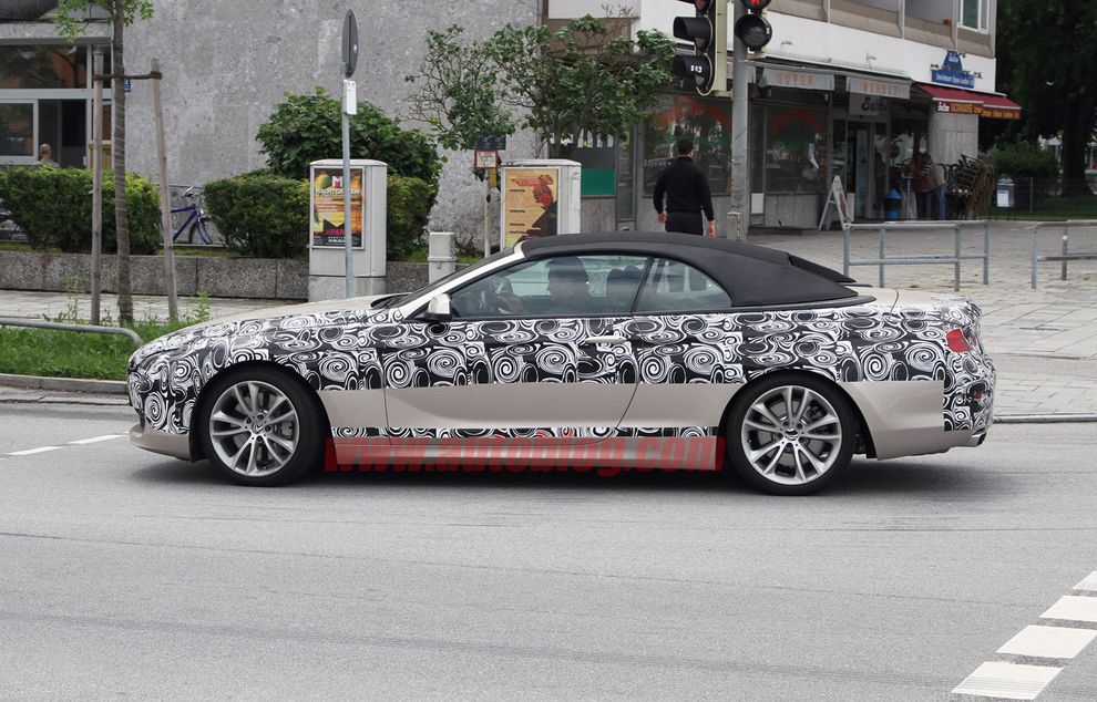 Nowe BMW serii 6 Cabrio 2011 - zdjcie szpiegowskie