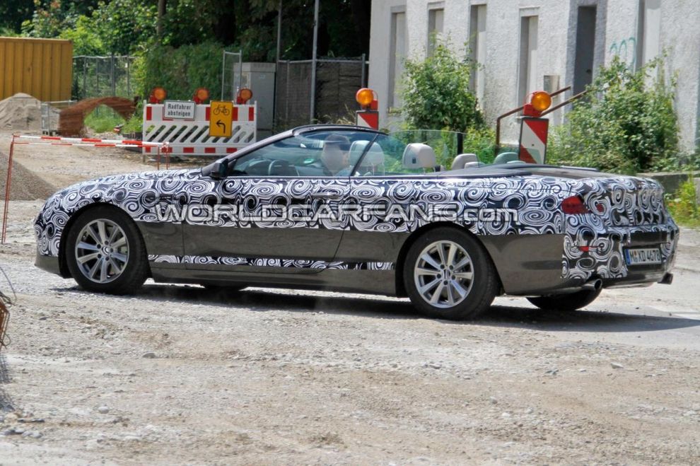 Nowe BMW serii 6 Cabrio 2011 - zdjcie szpiegowskie