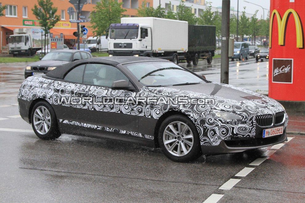 Nowe BMW serii 6 Cabrio 2011 - zdjcie szpiegowskie