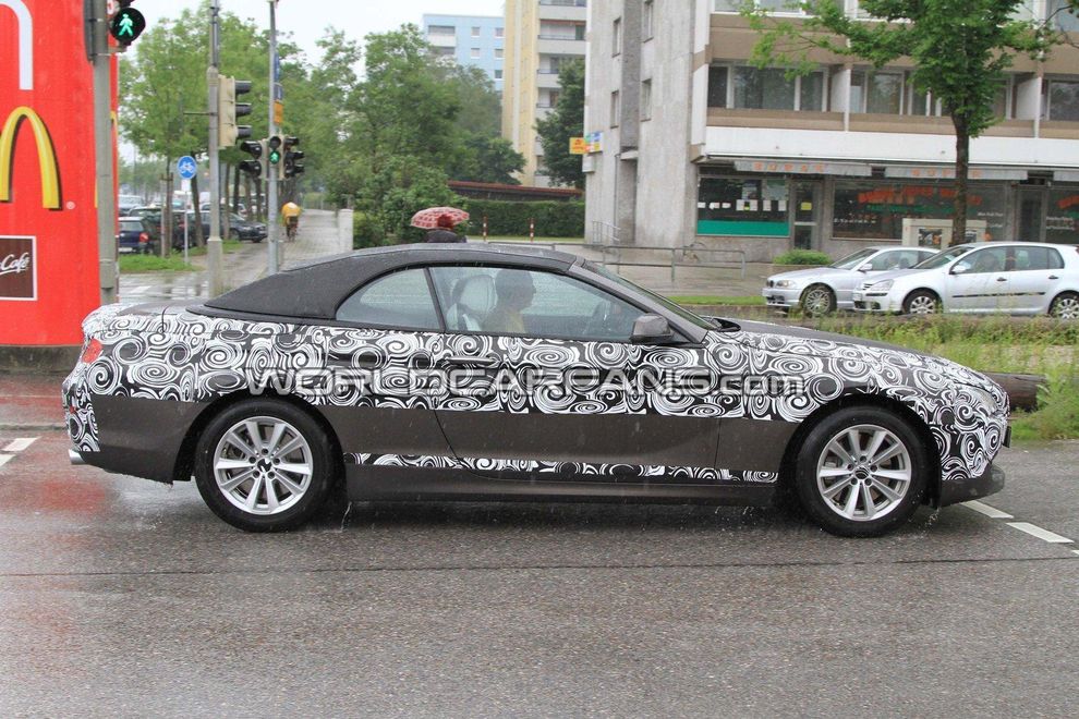 Nowe BMW serii 6 Cabrio 2011 - zdjcie szpiegowskie