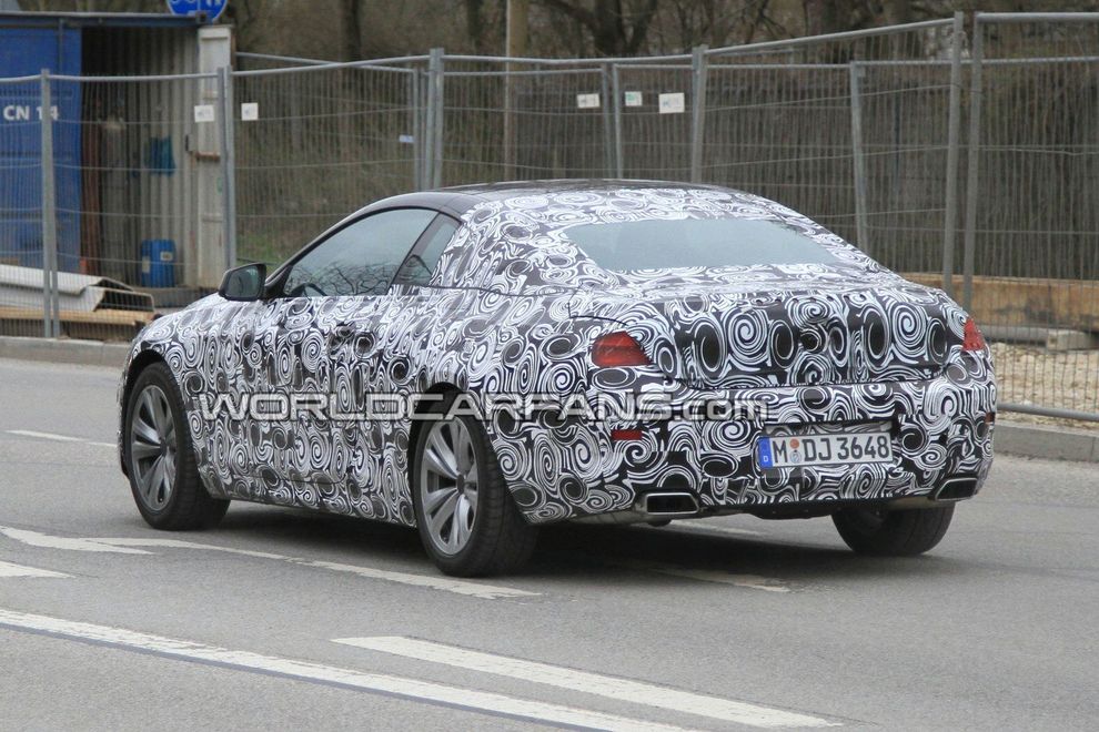 Nowe BMW serii 6 Coupe - zdjcie szpiegowskie