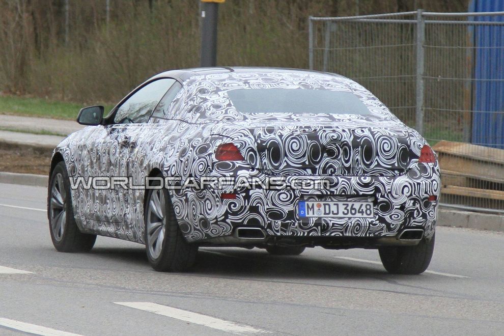 Nowe BMW serii 6 Coupe - zdjcie szpiegowskie