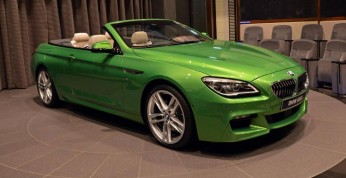 BMW serii 6 Cabrio Java Green - wyjątkowa wersja z salonu w Abu Dhabi