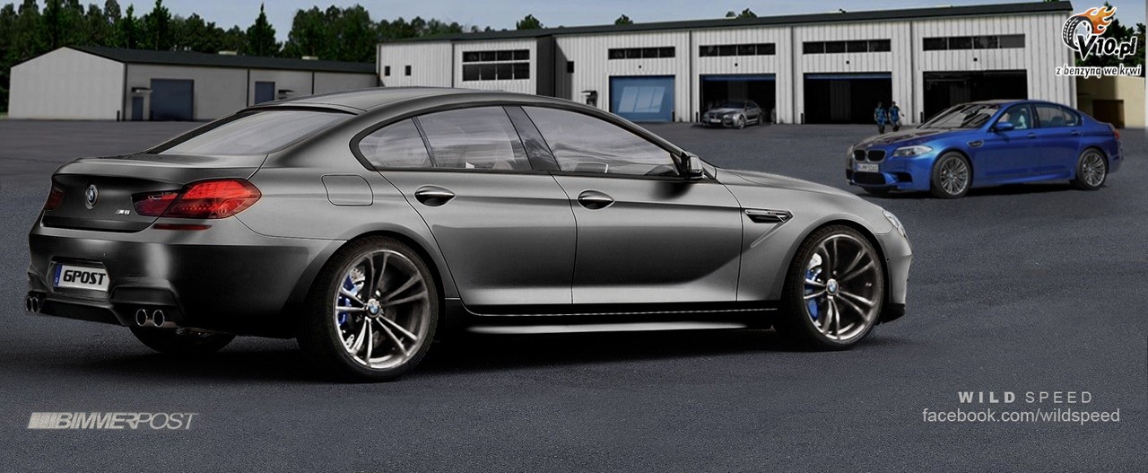 BMW M6 Gran Coupe - wizualizacja