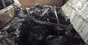 BMW i3 spłonęło w pożarze garażu