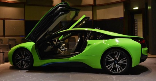 BMW i8 Lime Green