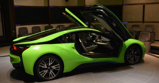 BMW i8 Lime Green