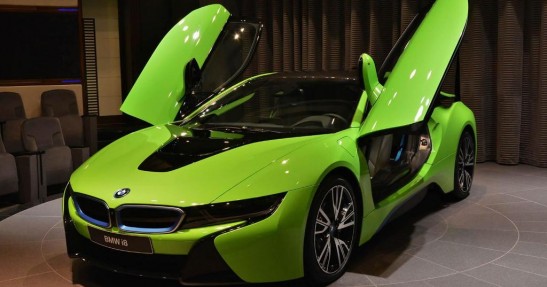 BMW i8 Lime Green