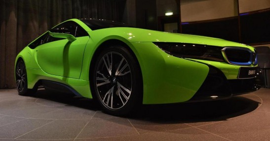 BMW i8 Lime Green