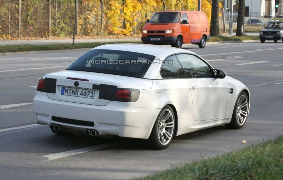 Nowe BMW M3 Cabrio - zdjcie szpiegowskie