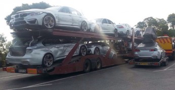 Rozbite BMW M3 prosto z planu Mission Impossible 5