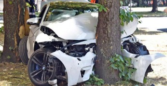 Nowe BMW M4 zostało rozbite w Niemczech