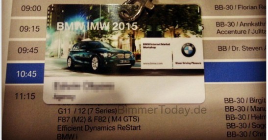 Harmonogram BMW - przeciek