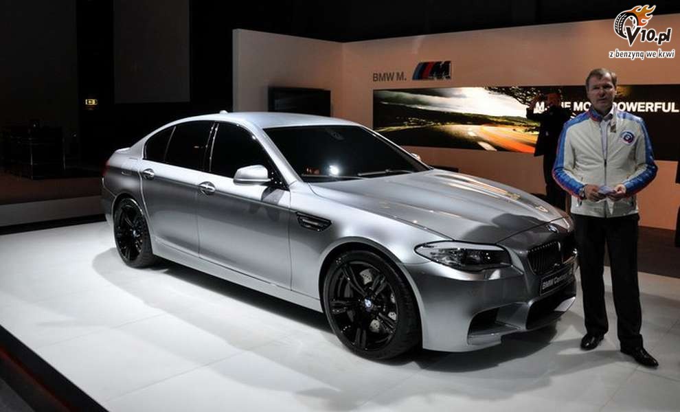 Nowe BMW M5 na torze Nardo