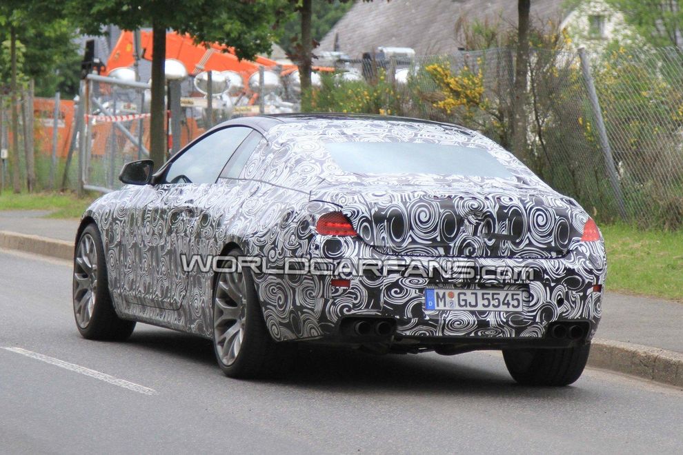 Nowe BMW M6 F12 - zdjcie szpiegowskie