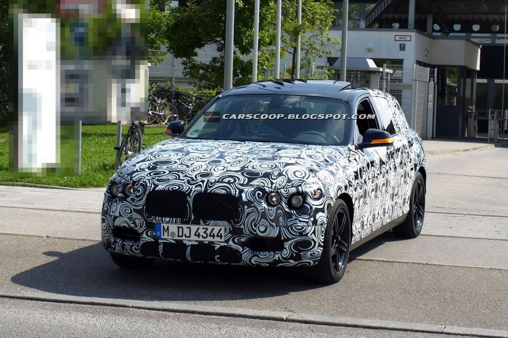 Nowe BMW serii 1 2011 - zdjcie szpiegowskie