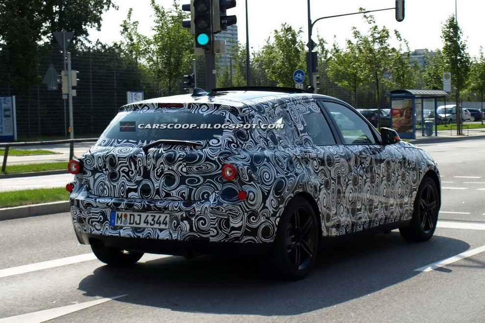 Nowe BMW serii 1 2011 - zdjcie szpiegowskie