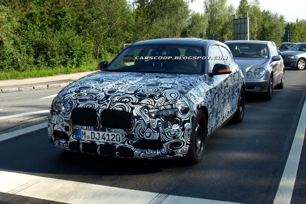 Nowe BMW serii 1 2011 - zdjcie szpiegowskie