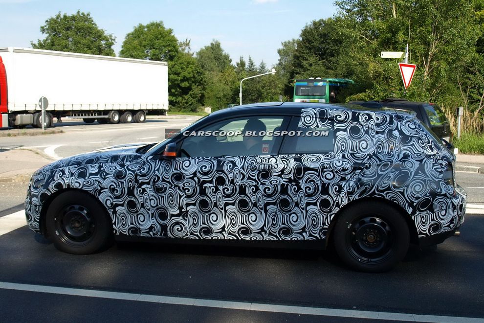 Nowe BMW serii 1 2011 - zdjcie szpiegowskie