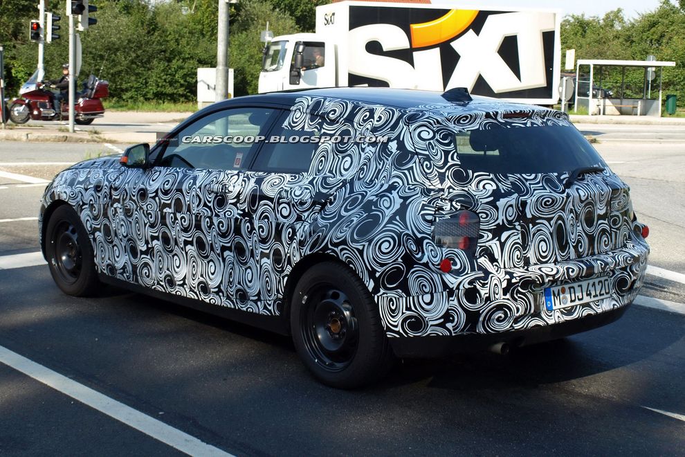 Nowe BMW serii 1 2011 - zdjcie szpiegowskie