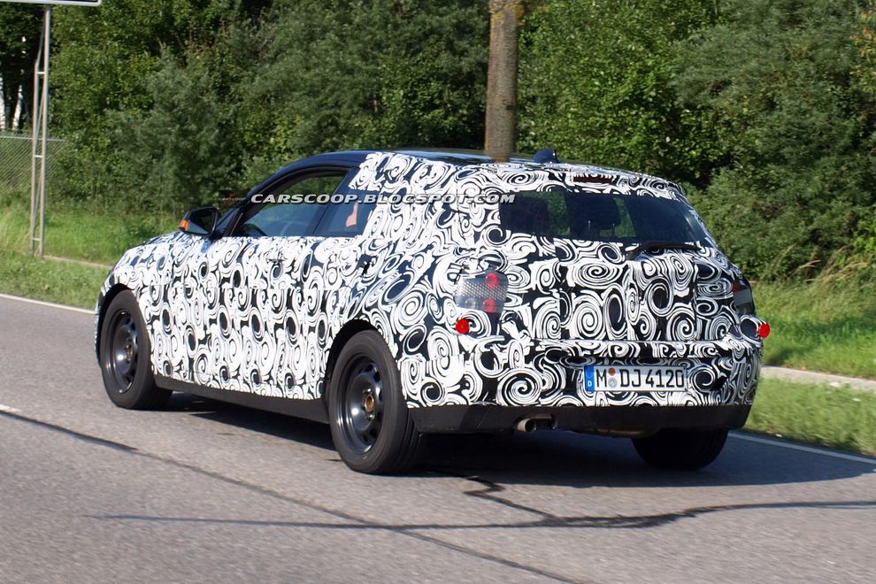 Nowe BMW serii 1 2011 - zdjcie szpiegowskie