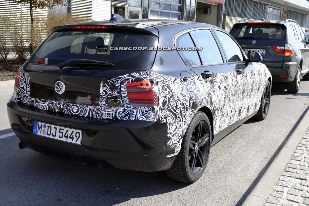 2012 BMW serii 1 - zdjcia szpiegowskie