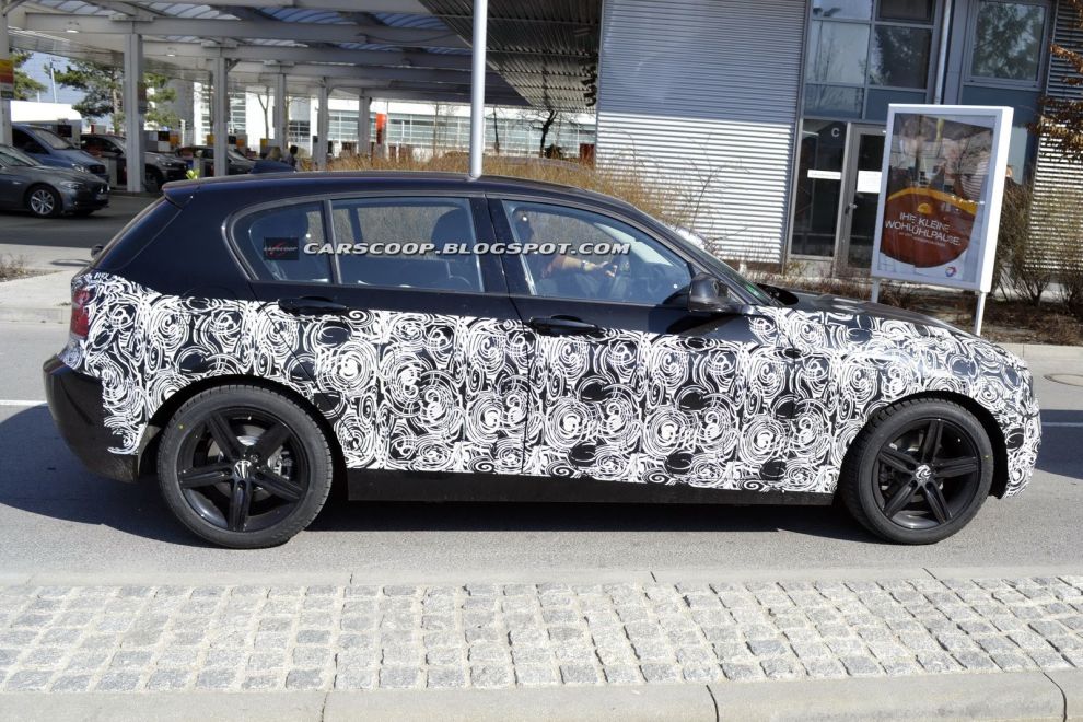 2012 BMW serii 1 - zdjcia szpiegowskie