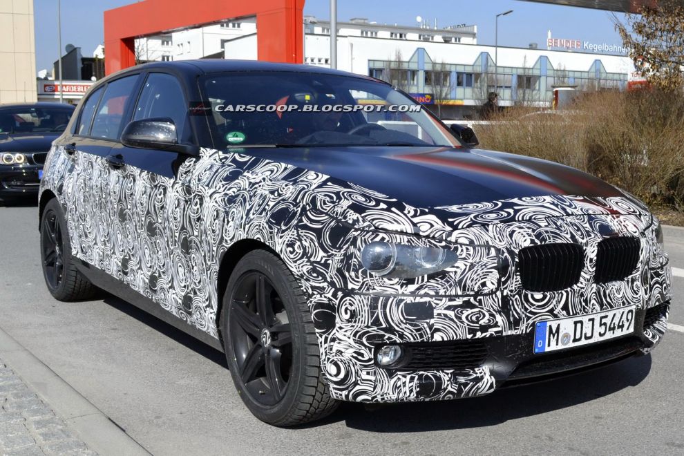 2012 BMW serii 1 - zdjcia szpiegowskie