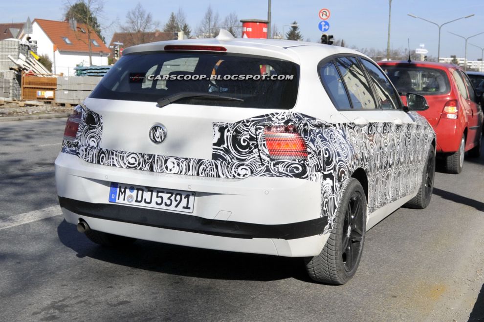 2012 BMW serii 1 - zdjcia szpiegowskie