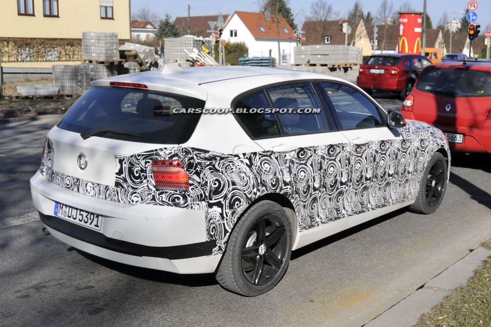 2012 BMW serii 1 - zdjcia szpiegowskie