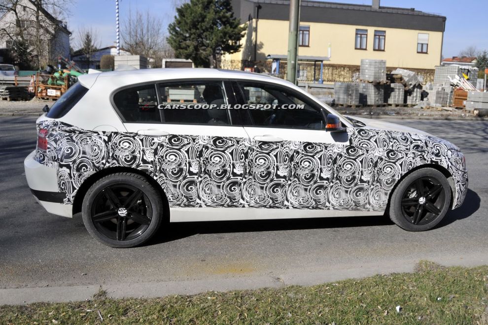 2012 BMW serii 1 - zdjcia szpiegowskie