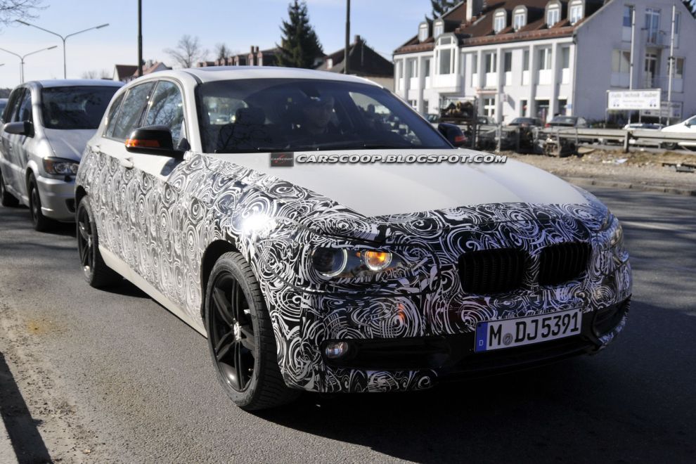 2012 BMW serii 1 - zdjcia szpiegowskie