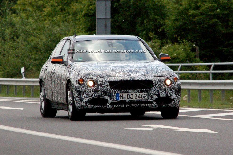 Nowe BMW serii 3 2012 - zdjcie szpiegowskie