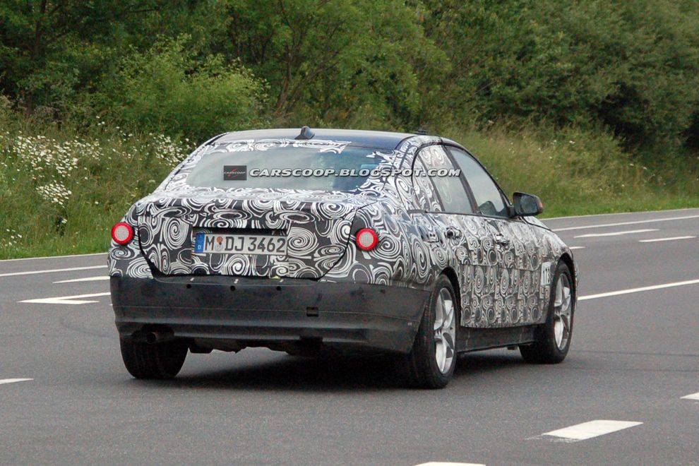 Nowe BMW serii 3 2012 - zdjcie szpiegowskie