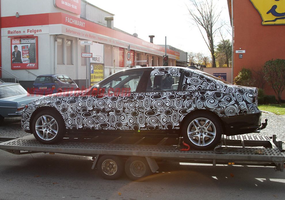 Nowe BMW serii 3 2012 - zdjcie szpiegowskie