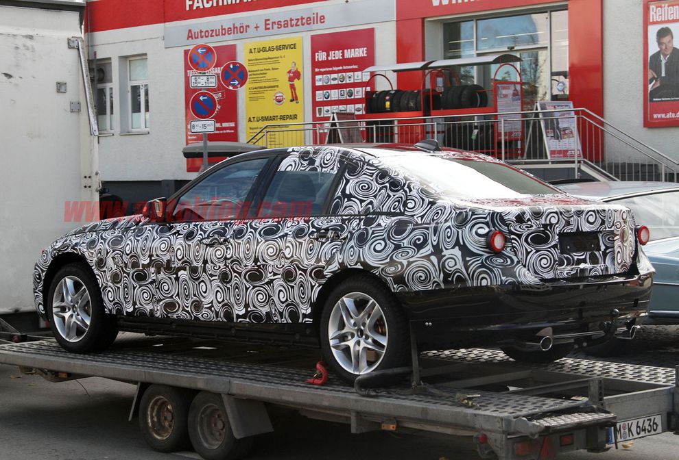 Nowe BMW serii 3 2012 - zdjcie szpiegowskie