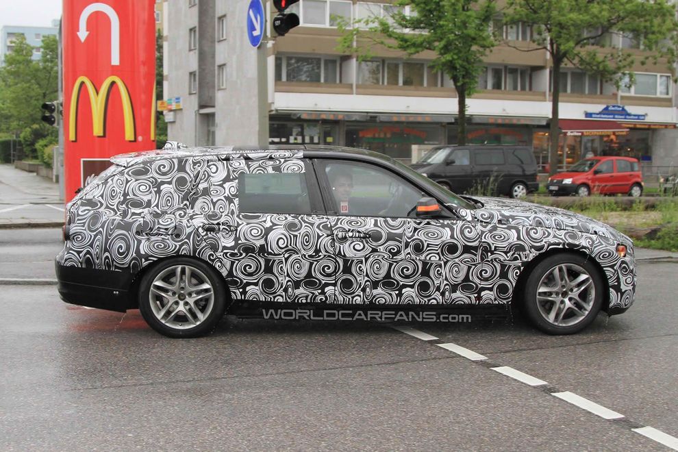 Nowe BMW serii 3 Touring 2012 - zdjcie szpiegowskie