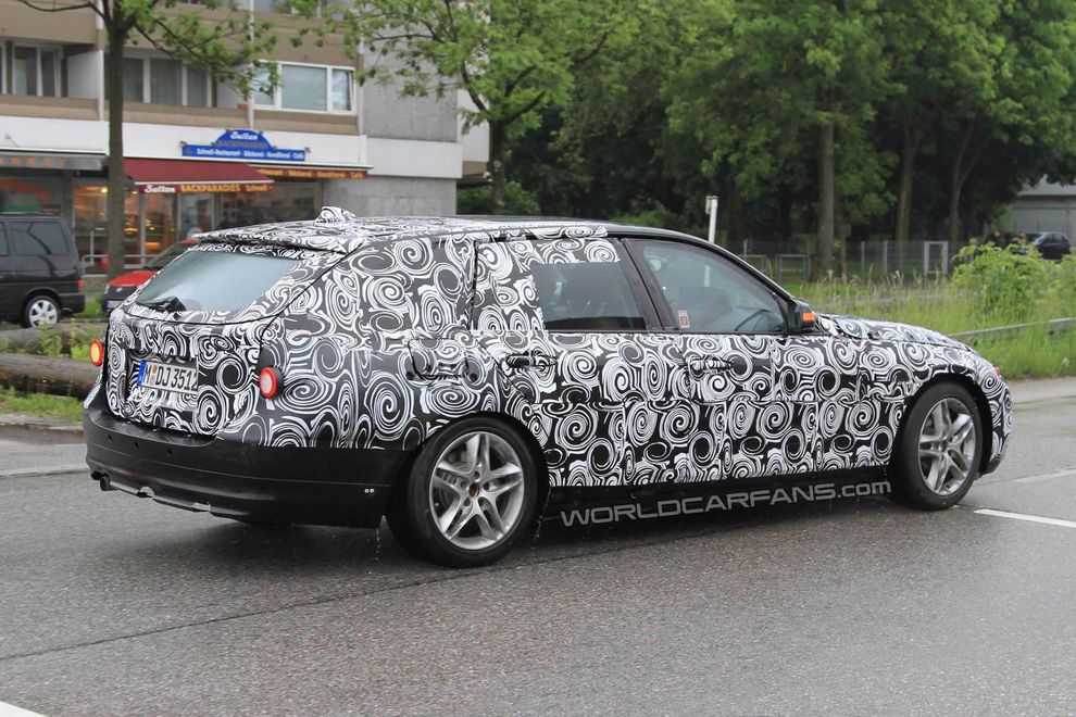 Nowe BMW serii 3 Touring 2012 - zdjcie szpiegowskie