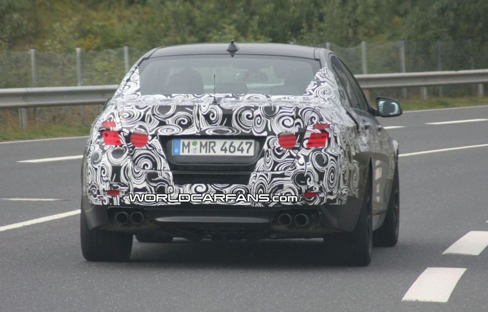 Nowe BMW M5 F10 - zdjcie szpiegowskie