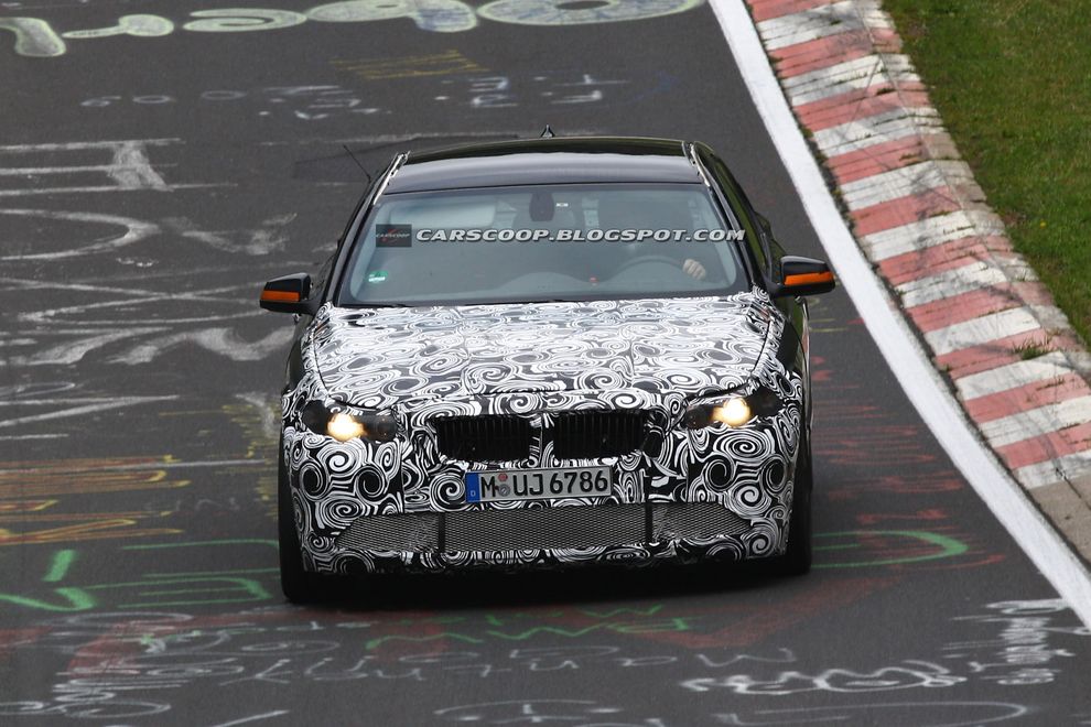 Nowe BMW M5 - zdjcie szpiegowskie
