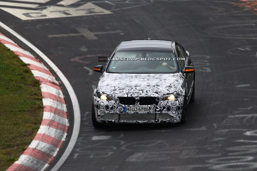Nowe BMW M5 - zdjcie szpiegowskie
