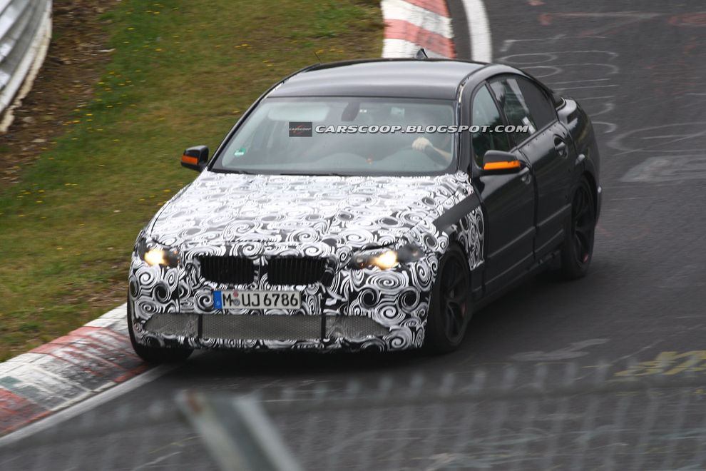Nowe BMW M5 - zdjcie szpiegowskie