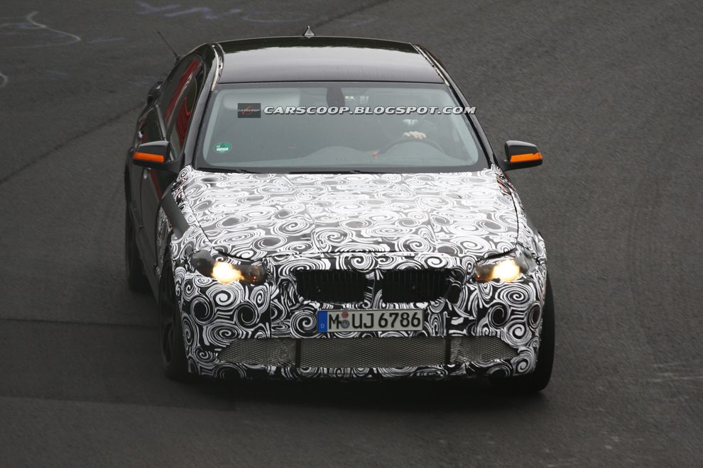 Nowe BMW M5 - zdjcie szpiegowskie