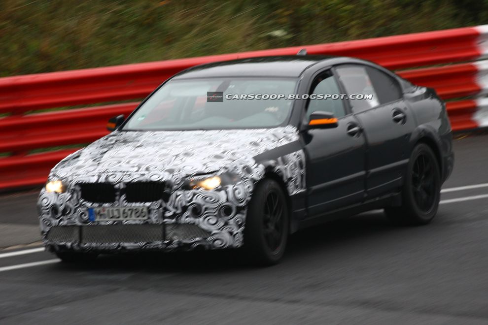 Nowe BMW M5 - zdjcie szpiegowskie
