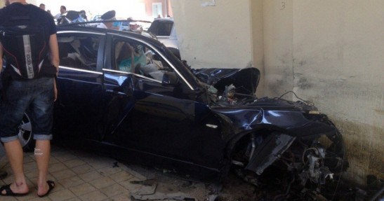 BMW - wypadek w Rosji