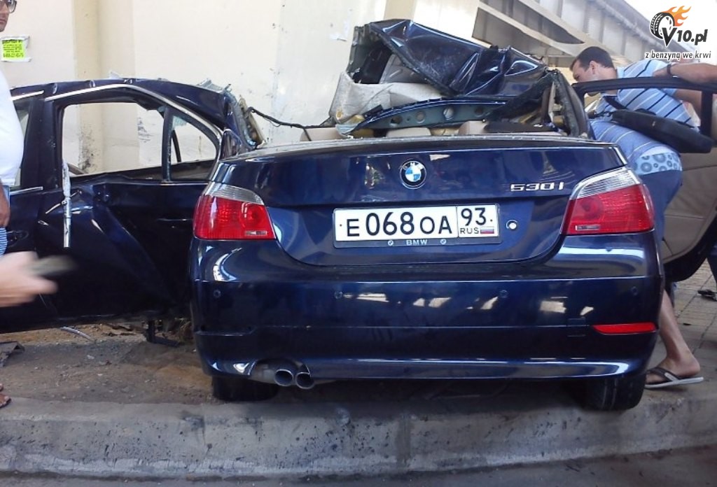 BMW - wypadek w Rosji