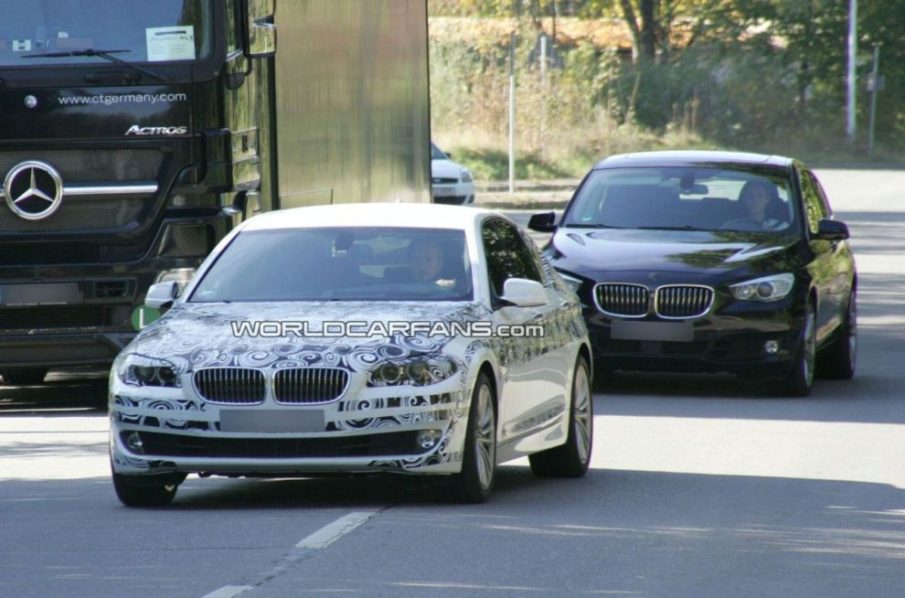 Nowe BMW serii 5 - zdjcie szpiegowskie